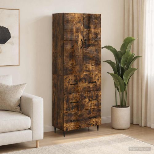 Комплект шкафове 2 бр. 66 x 34,5 x 90 см Инженерна дървесина