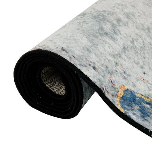 Перящ се килим многоцветен 80x300 см