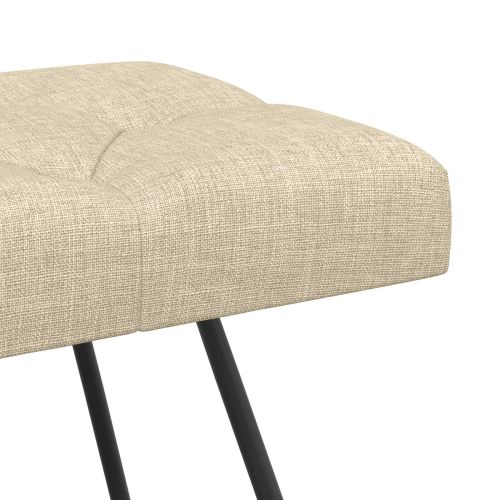Пейка с копчета Кремаво 110 x 40 x 46 cm Текстил