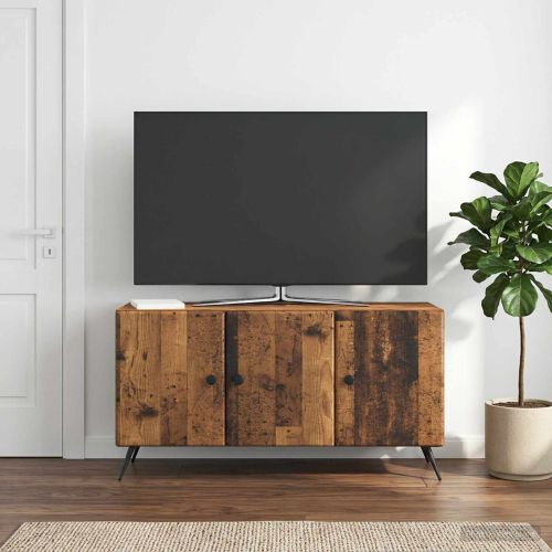 ТВ шкаф Старо дърво 99 x 34,5 x 50 см Инженерна дървесина