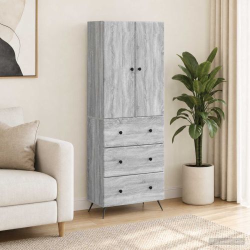 Комплект шкафове 2 бр. 66 x 34,5 x 90 см Инженерна дървесина