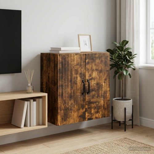 Стенно шкафче 59 x 31 x 60 см Инженерна дървесина Опушен дъб