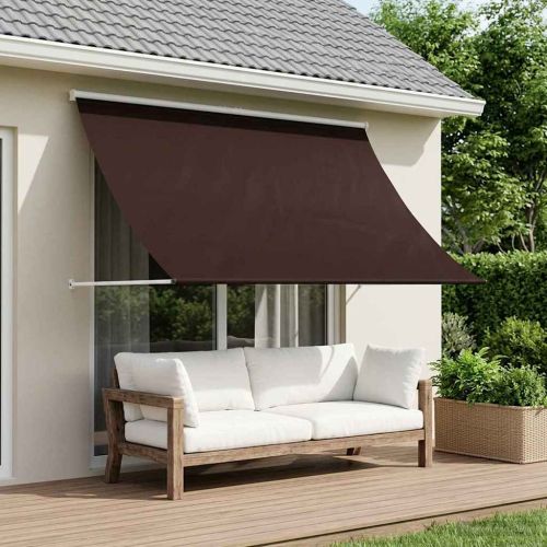 Сенник Кафяво 400 x 150 cm 180 г / м² полиестер с PU покритие