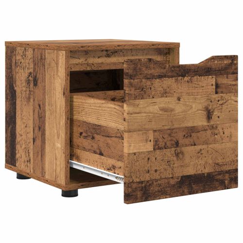 Шкаф за баня 40,5 x 40 x 44 см Инженерна дървесина Старо дърво