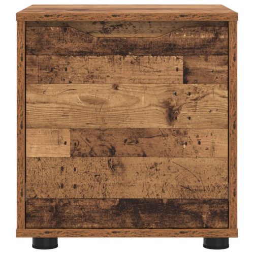 Шкаф за баня 40,5 x 40 x 44 см Инженерна дървесина Старо дърво