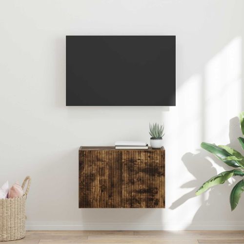TV стенен шкаф Димян дъб 59,5 x 31 x 40 см Инженерно дърво