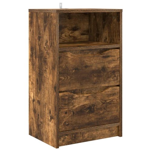 Нощно шкафче Димян дъб 40 x 30 x 467 см Инженерна дървесина
