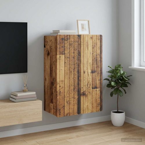 Стенно шкафче Старо дърво 66 x 34,5 x 92 см Инженерна дървесина
