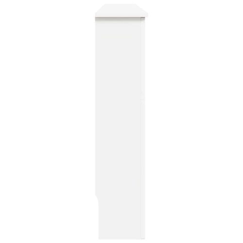 Паравани за радиатори, 2 бр, бели, 112x19x81,5 см, МДФ