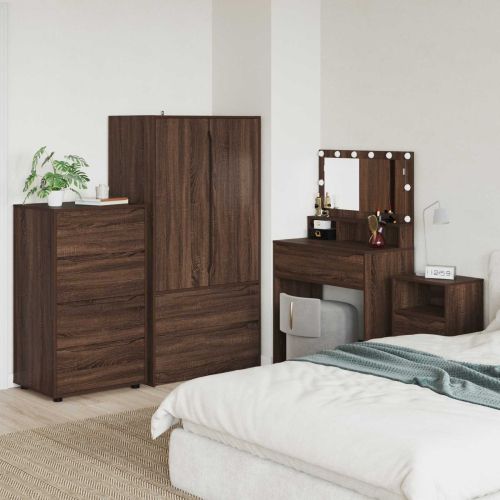 Шкафове за съхранение 60 x 48 x 105 см Инженерна дървесина