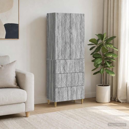 Комплект шкафове 2 бр. 66 x 34,5 x 90 см Инженерна дървесина