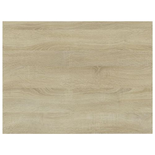 Рафтове за етажерка, 8 бр, дъб сонома, 40x30x1,5 см, ПДЧ