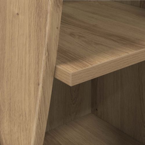 Ъглов шкаф 32x32x102см Инженерна дървесина Дъб