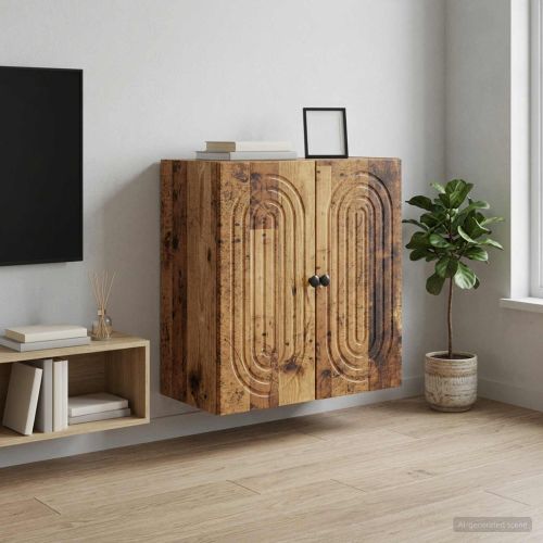 Стенно шкафче Старо дърво 59 x 31 x 60 см Инженерна дървесина