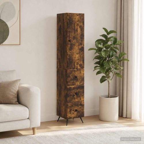 Комплект шкафове 2 бр. 34,5 x 34,5 x 90 см Инженерна дървесина