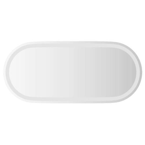 LED огледало за баня, 80x35 см, овално