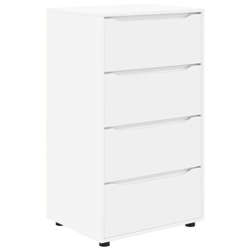 Шкафове за съхранение 60 x 48 x 105 см Инженерна дървесина Бяло