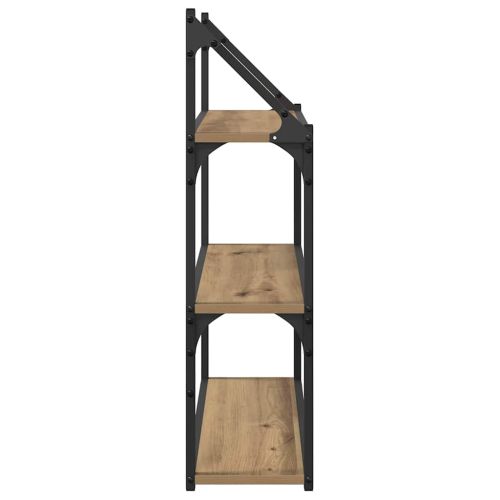 Стенен рафт Монтиране на стена Дъб 60 x 21 x 78,5 cm