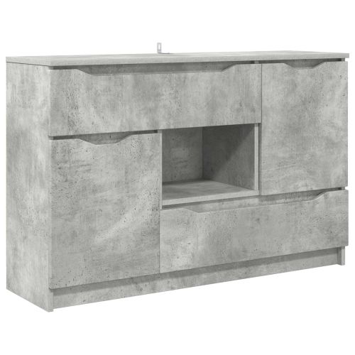 Служебен шкаф Циментено сиво 100 x 30 x 65,6