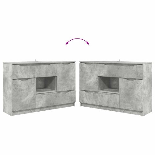 Служебен шкаф Циментено сиво 100 x 30 x 65,6