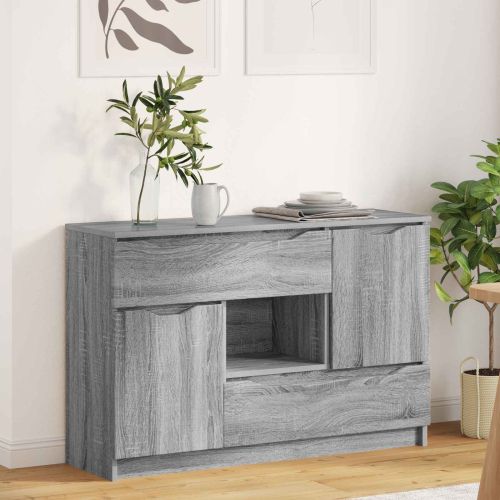 Служебен шкаф Сив Сонома 100 x 30 x 65,6 Инженерна дървесина