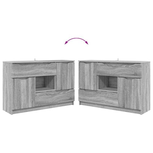 Служебен шкаф Сив Сонома 100 x 30 x 65,6 Инженерна дървесина