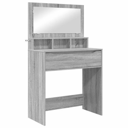 Тоалетки за спалня Сив Сонома 80 x 39,6 x 135 см