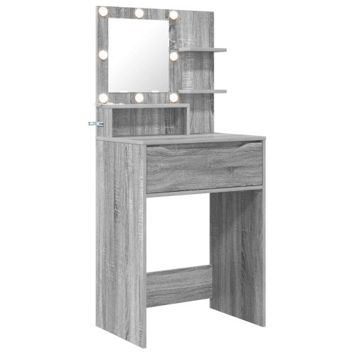 Тоалетки за спалня Сив Сонома 80 x 39,6 x 135 см
