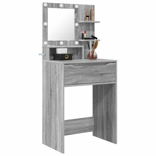 Тоалетки за спалня Сив Сонома 80 x 39,6 x 135 см