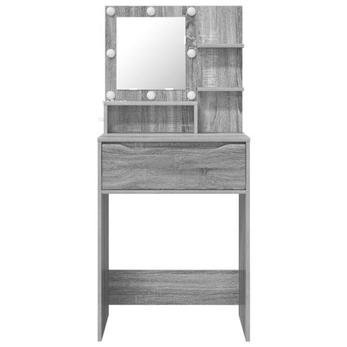Тоалетки за спалня Сив Сонома 80 x 39,6 x 135 см