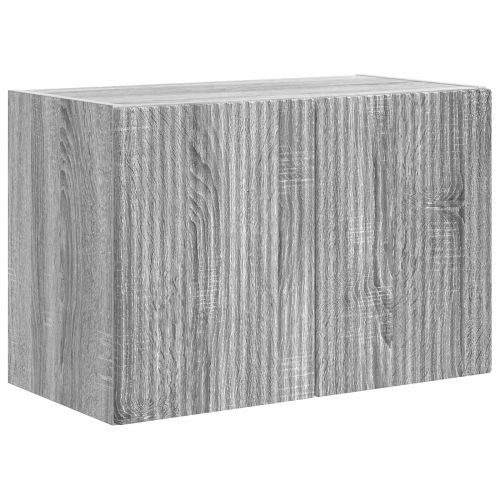 TV стенен шкаф Сив Сонома 59,5 x 31 x 40 см Инженерно дърво