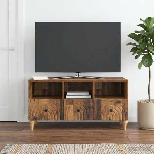 ТВ шкаф Старо дърво 102 x 34,5 x 50 см
