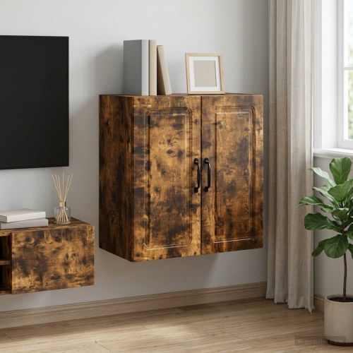 Стенно шкафче 59 x 31 x 60 см Инженерна дървесина Опушен дъб