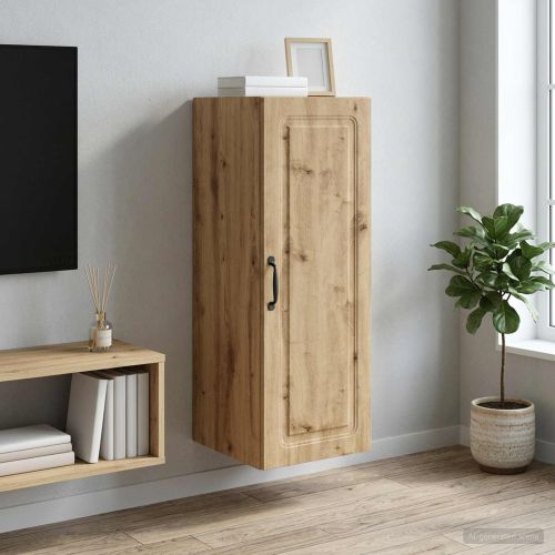 Стенно шкафче 33 x 34,5 x 90 см Инженерна дървесина Дъб артизан
