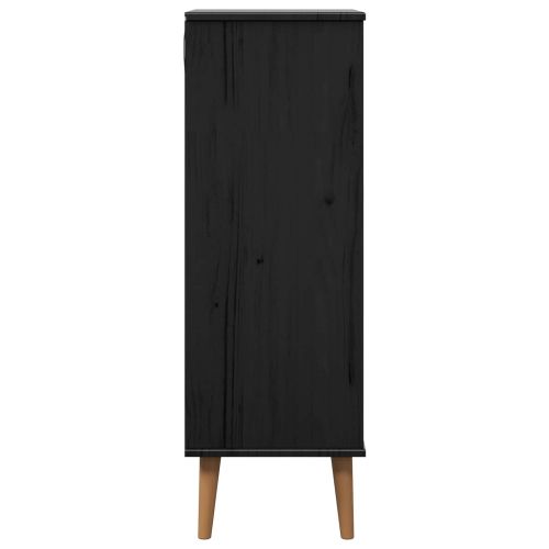 Шкаф за обувки MOLDE 59,5 x 35 x 103 см Черно