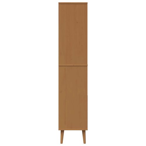 Библиотека MOLDE 85 x 35 x 170,5 см Масивна борова дървесина