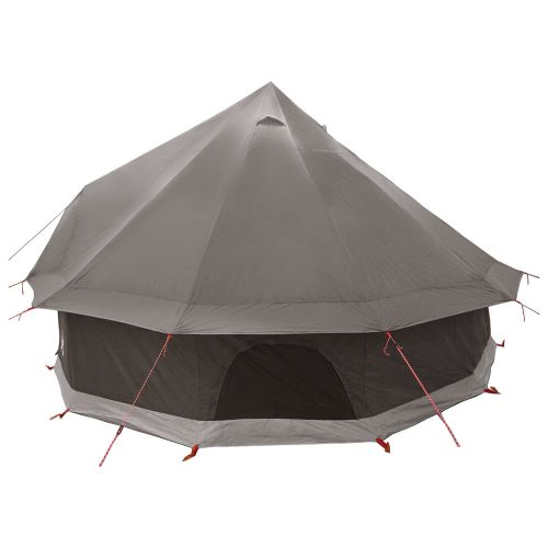 Палатка типи Кафяво Сиво 300 x 300 x 200 cm Полиестер и стомана