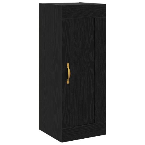 Стенен шкаф Черен дъб 34,5 x 34 x 90 см Инженерна дървесина
