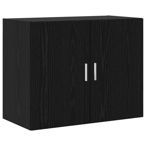 Стенен шкаф Черен дъб 80 x 42,5 x 64 см Инженерна дървесина