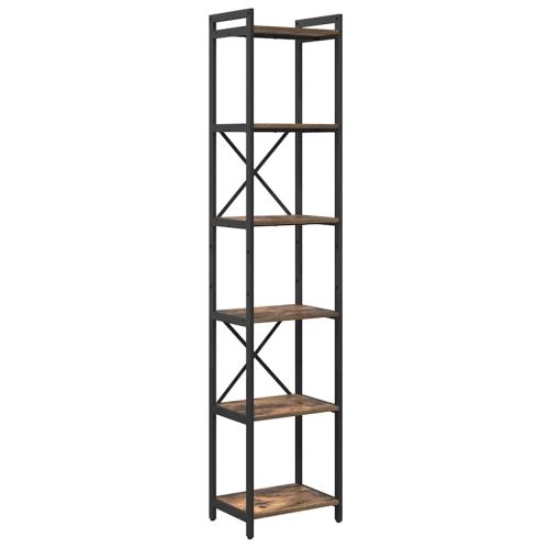Рафт за книги Димян дъб 40 x 30 x 189,5 см Инженерно дърво