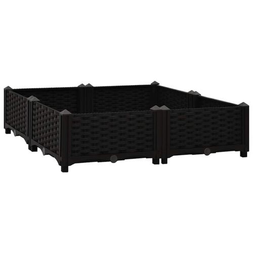 Повдигната леха, 80x80x23 см, полипропилен
