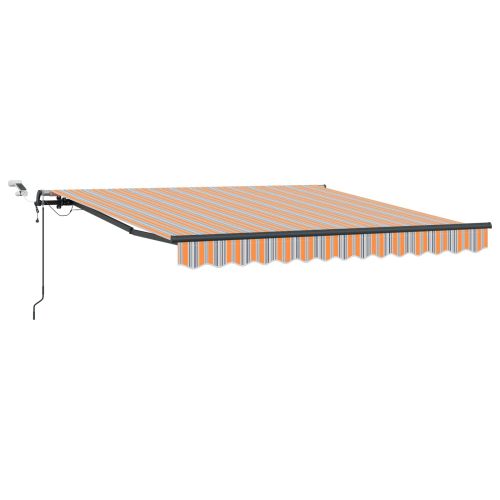 Прибираща се тента Многоцветен 350 x 250 cm Полиестер