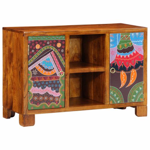 Бюфет Multicolour 90x35x60 Масивна дървесина Акация