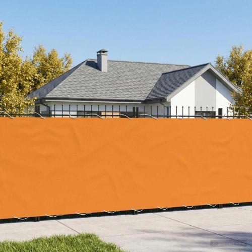 Прозорец за балкон 180 x 800 cm Тъкан с PU покритие Оранжево