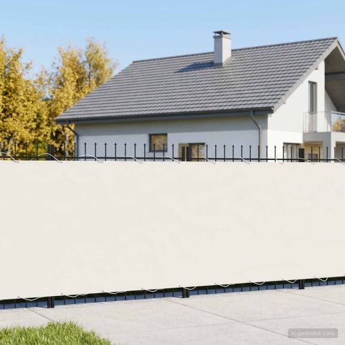Прозорец за балкон 200 x 300 cm Тъкан с PU покритие Бяло