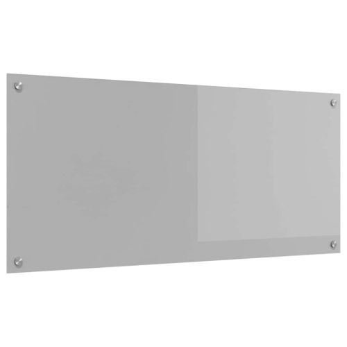 Кухненски гръб Светлосиво 110 x 50 cm закалено стъкло