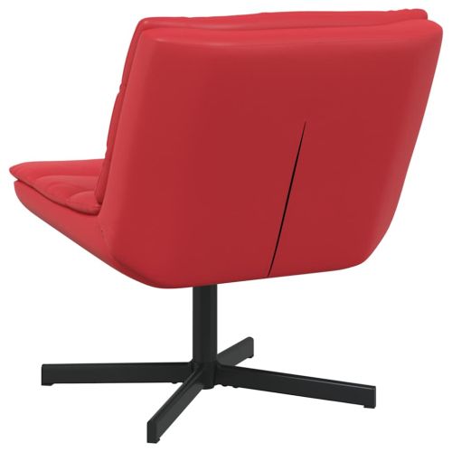 Въртящ се стол Червено 63 x 75 x 76 см Изкуствена