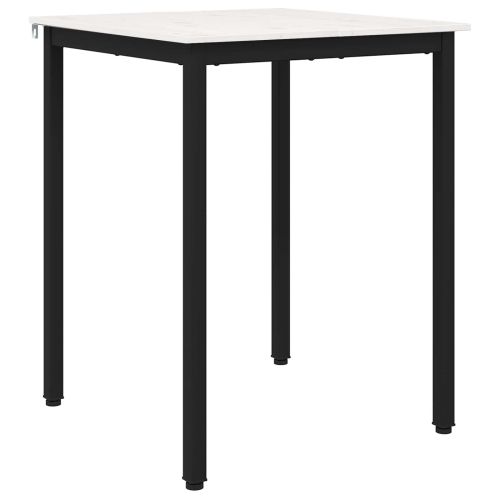 Трапезна маса Бяло 60 x 60 x 75 cm Солидно борово дърво