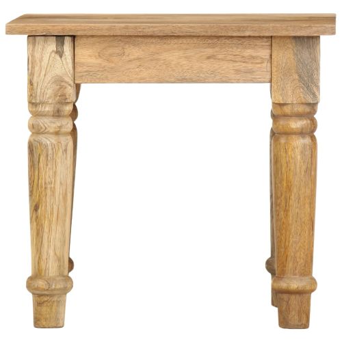 Странична маса 43x43x40 см, масивно мангово дърво