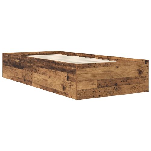 Подматрачно легло Старо дърво 80 x 200 cm Инженерна дървесина